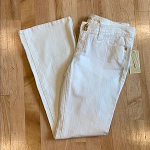 NWT Michael Kors Low Rise Boot Cut Stretch Jeans